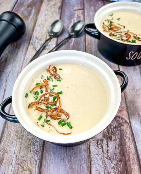 Cream of Onion Soup - Cook What You Love Cream Of Onion, Light Sandwiches, Cream Of Onion Soup, Seasoned Veggies, Creamed Onions, Onion Soup Recipes, Roasted Onions, Soup And Stew, Creamy Soup