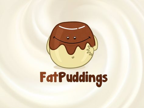 Logo Pudding Design, Logo Puding, Japanese Pudding, English Pudding, Keto Pudding, Brownie Pudding, Dirt Pudding, Healthy Pudding, Malva Pudding