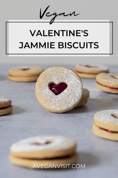 Biscuits Sandwich, Healthy Valentines Treats, Jam Biscuits, Vegan Blondies, Vegan Shortbread, Vegan Scones, Biscuit Sandwich, Vegan Cake Recipes, Vegan Brownie