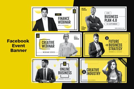 Facebook Event Banner by micromove on Envato Elements Youtube Design Ideas, Website Layout Inspiration, Youtube Thumbnail Template, Intro Youtube, Finance Plan, Youtube Design, Youtube Channel Art, Thumbnail Design, Event Banner