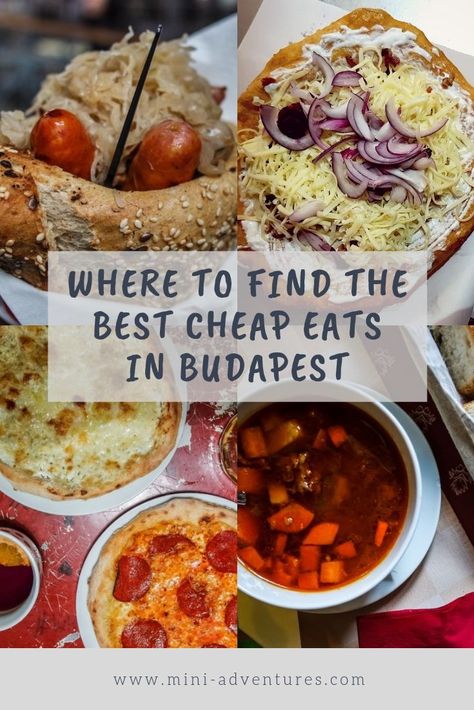 Budapest Restaurant, Office Food, Cheap Lunch, Layered Potato, Eat On A Budget, Hungarian Cuisine, Budapest City, Europe 2023, Europe 2024