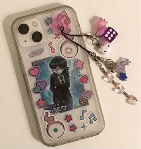 Clear Phone Case Design, Iphone Case Stickers, Kawaii Phone Case, Collage Phone Case, Pretty Phone Cases, Iphone Layout, Aesthetic Phone Case, Cell Phone Case, Phone Design