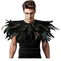 Burning Man Costumes, Raven Costume, Crow Costume, Feather Cape, Costume For Men, Maleficent Costume, Burning Man Costume, Cape Shawl, Bird Costume