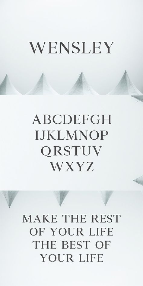 Free Wensley Modern #Serif #Font is a modern high-class serif font. It contains #uppercase and numbers glyphs. This font will pair beautifully with the script, signature or handwriting style. via @creativetacos Font Moodboard, Serif Fonts Alphabet, Future Typography, Fonts Lettering, Fonts Christmas, Contemporary Typography, Font Creator, Caps Font, Best Fonts