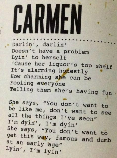 Darlin, darlin doesnt have a problem, lying to herself cause her liquors top shelf Terrence Loves You, Lana Del Rey Lyrics, Brooklyn Baby, Lana Del Ray, Lyric Quotes, Pink Floyd, Music Lyrics, Pretty Words, My Vibe