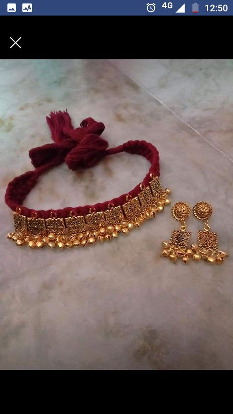 Guluband Necklace Gold, Guluband Design, Pahadi Jewellery Design, Pahadi Jewellery, Indian Gold Necklace Designs, Bridal Jewelry Vintage, Modern Gold Jewelry, Handmade Gold Jewellery, Gold Necklace Indian Bridal Jewelry