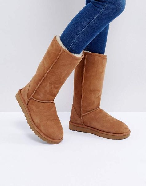 UGG Classic Tall II Chestnut Boots Chestnut Ugg Boots, Ugg Boots Outfit, Ugg Style Boots, Tall Uggs, Chestnut Boots, Chestnut Uggs, Ugg Boots Tall, Ugg Classic Tall, Boots Tall