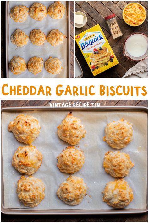 Cheddar Garlic Biscuits, Bisquick Mix Recipe, Garlic Cheese Biscuits, Garlic Cheddar Biscuits, Cheddar Cheese Biscuits, Garlic Biscuits, Bisquick Biscuits, Lobster Biscuits, Baking Mix Recipes