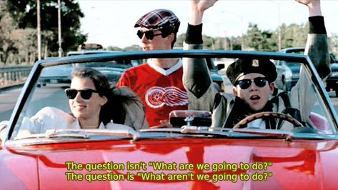 John Hughes Movies, Ferris Bueller’s Day Off, Ferris Bueller's Day Off, Red Convertible, Save Ferris, Life Moves Pretty Fast, Teens Movies, Ferris Bueller, John Hughes