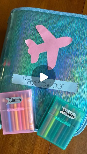 Celena Kinsey on Instagram: "This was supposed to be for our flight to Italy but life had other plans for us - but I thought I’d share it here in case you want a fun and easy roadtrip/plane hack ✈️  Comment “kid travel” and I’ll send you a list of some of my favorite travel essentials for kiddos!   #kidtravel #roadtrip #roadtriptravel #travelhacks #travelwithkids #momhacks #momhack #momideas #ideasforkids #summerwithkids" Toddler Activities For Plane Ride, Roadtrip Ideas For Kids, Plane Kids Activities, Toddler Car Activities Road Trips, Roadtrip With Toddler Activities, Kids Car Activities Road Trips, Travel Activities For Kids Airplane, Travel Hacks For Kids Plane, Plane Hacks For Kids