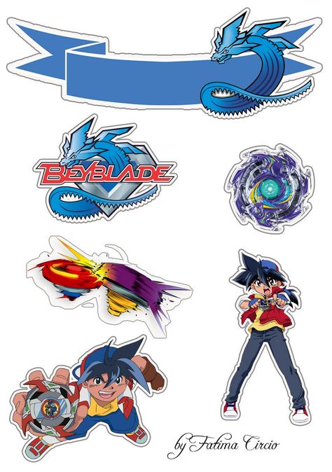 Beyblade Party Favors, Beyblade Cake Topper Printable, Beyblades Party Ideas, Beyblade Birthday Invitation, Beyblade Cake Topper, Beyblade Invitation, Beyblade Cake, Beyblade Birthday Party, Beyblade Birthday