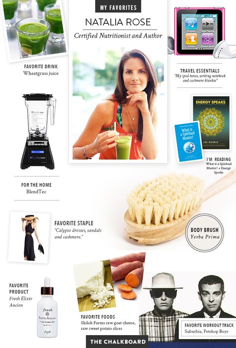 Chalkboard Magazine: Favorite Things with Natalia Rose Real Life Nutritionist, Skin Nutrition Botanicals, Womens Health Care, Health Guru, Rose Recipes, Overnight Oats Healthy, Women Health Care, Healthy Food Options, Body Brushing