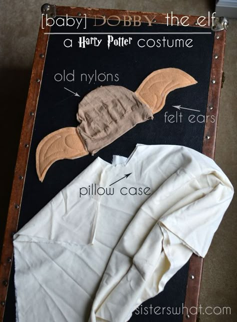 Dobby the house elf costume Baby Harry Potter Costume, Dobby Costume, Dobby The House Elf, Baby Harry Potter, Harry Potter Kostüm, Harry Potter Halloween Costumes, House Elf, Dobby Harry Potter, Book Day Costumes