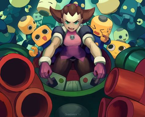 Tron Bonne, Megaman Legends, Megaman Series, Anime Traps, Female Warriors, Legend Games, Retro Video, Drawing Games, Character References