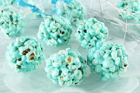 Fin Fun Blog | More from the mermaid experts at Fin Fun Mermaid! Mermaid Recipes, Mermaid Desserts, Christmas Popcorn Recipes, Chocolate Snack Mix, Mermaid Festival, Mermaid Food, Snowballs Recipe, Blue Popcorn, Mermaid Ideas