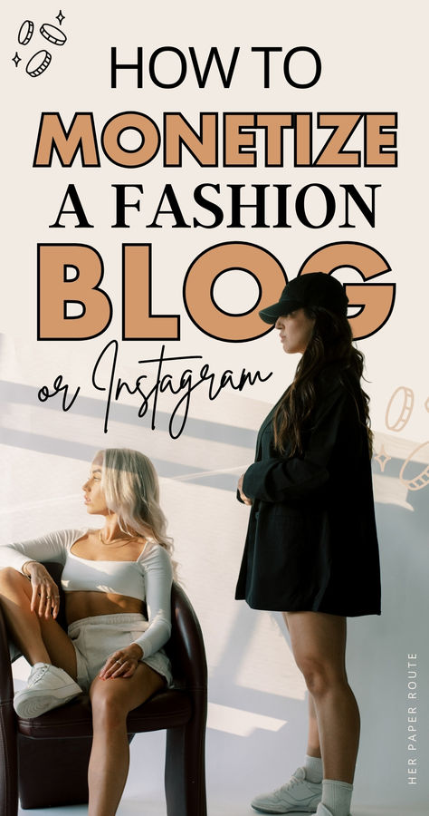 Looking for some clear-cut advice on how to monetize a fashion blog or fashion-focused Instagram account? I've got you sister. No matter if you have been blogging for a while and already have solid traffic, or if you are just starting out; these strategies are here for you. Plus, most of the strategies discussed do not need a high amount of traffic or leads to start generating income. But the more you have, means the more you can earn. Fashion Blogs, Affiliate Marketing Blog, Fashion Creator, Earn Money Blogging, Starting A Podcast, Managing Finances, Blog Strategy, Sponsored Posts, Online Income