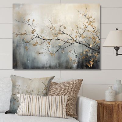 60x40 Wall Art, Over Bed Picture Ideas, Paintings Decoration Wall, Canvas Wall Art Trees, Tree Branch Wall Art Living Rooms, Tree Framed Wall Art, Large Living Room Wall Decor Ideas, Wall Art Dandelion, Boho Bedroom Wall Decor