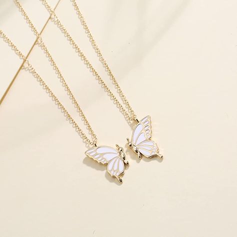 Amazon.com: APSVO Bff Accessories, Saint Necklace, Bff Jewelry, Lavender Aesthetic, Nursery Room Design, Casual Outfits For Teens, Friend Jewelry, Best Friend Jewelry, Friendship Jewelry