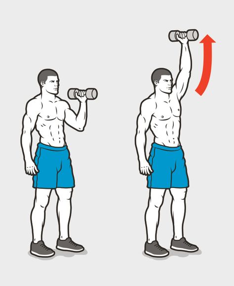 2B. Dumbbell Single-Arm Shoulder Press http://www.menshealth.com/fitness/v-shape-shredder/slide/6 Shredded Body, Dumbbell Press, Back Pain Exercises, Shoulder Press, Fitness Design, Yoga Photography, Dumbbell Workout, Muscle Fitness, P T