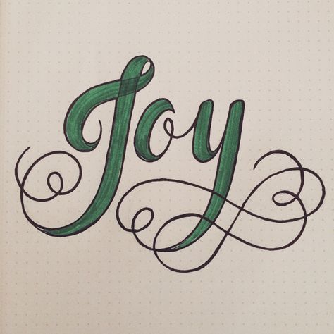 Joy #handlettering #handletter #typography #script Joy Lettering, Joy Calligraphy, Joy Tattoo, Hand Typography, Sign Fonts, Calligraphy Script, Script Lettering, Letter Templates, Tattoo Fonts