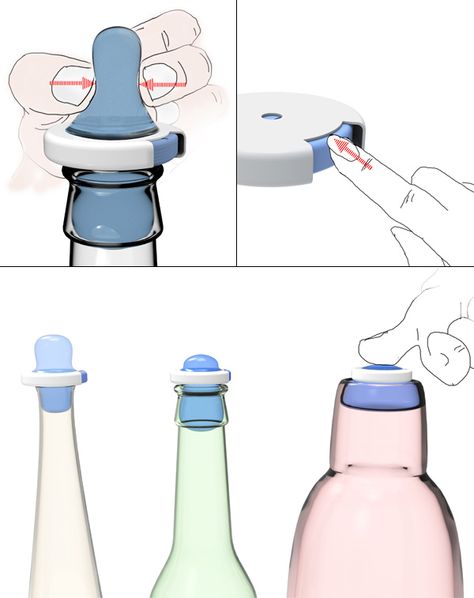 Let’s Bottle It Up! Health Products Design, Award Design, Apple Watch Wristbands, Bottle Drawing, Industrial Design Sketch, Red Dot Design, Yanko Design, Futuristic Technology, Dot Design