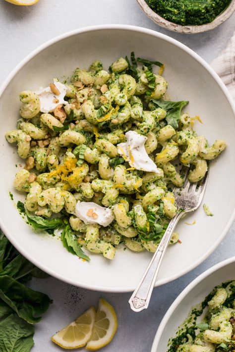 Pesto And Goat Cheese Pasta, Pasta Salad Goat Cheese, Pasta Salad With Goat Cheese, Goat Cheese Pesto Pasta, Goat Cheese Gnocchi, Goat Cheese Pasta Salad, Goat Cheese Recipes Dinner, Cheese Pesto Pasta, Pasta Goat Cheese