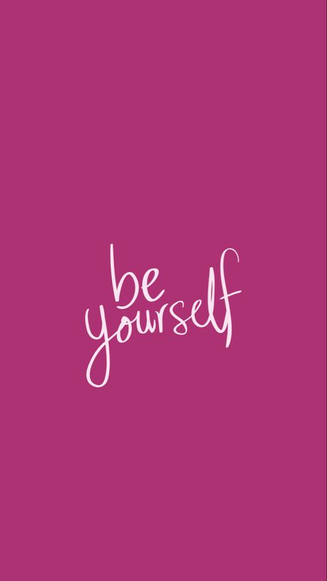 #wallpaper #sfondi #wallpaperforyourphone #quotes #background #lockscreenwallpaper #lockscreen #sfondiiphone #aesthetic #motivationalquotes #frasi Be Yourself Wallpaper, Yourself Wallpaper, 2024 Encouragement, Quotes Journal, Quotes Background, Just Be Yourself, Yourself Quotes, Journal Quotes, Pink Vibes