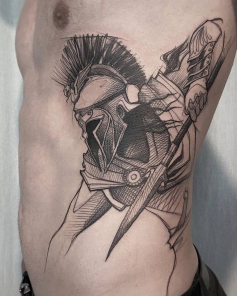 Tattoo Ideas For Guys, Spartan Tattoo, Petit Tattoo, Tattoo Zeichnungen, Warrior Tattoos, Mythology Tattoos, Geniale Tattoos, Greek Tattoos, Eagle Tattoo