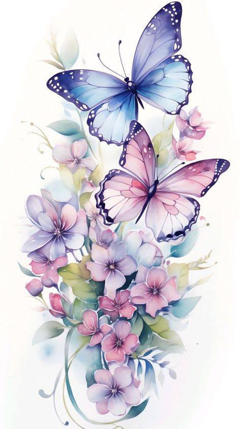 Iph Wallpaper, Ph Wallpaper, Iphone Pink, Beautiful Butterfly Pictures, Aura Wallpaper, Butterfly Art Painting, Floral Cards Design, Butterfly Wallpaper Backgrounds, Beautiful Butterflies Art