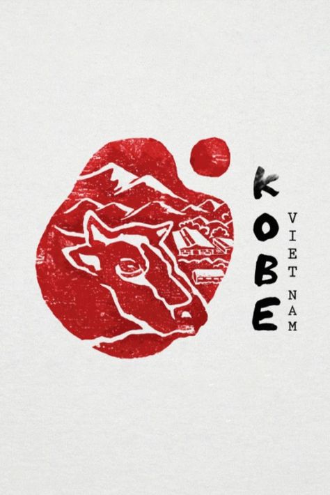 We apply traditional Japanese engraving, Besides that, the image details are inspired by the standardized Kobe cow farm space creating a distinctive mark of the brand.
-----
Project: Branding & Packaging
Client: Kobe Vietnam
Designed by: https://commamedia.vn/
Interested?: touch@commamedia.vn Japanese Style Packaging, Japanese Package Design, Japanese Branding Design, Cow Branding, Farm Graphic Design, Traditional Logo Design, Japanese Logo Design, Japanese Logos, Traditional Branding