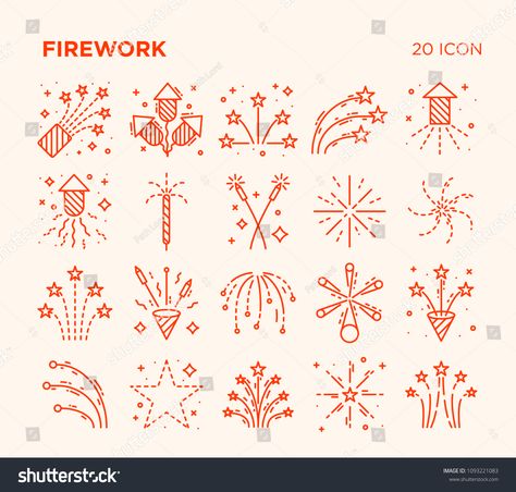 Fireworks Aesthetic Drawing, Firework Line Drawing, Firework Drawing Simple, Cartoon Fireworks Drawing, Easy Firework Drawing, Drawing Of Fireworks, Firework Sketch, Fireworks Tattoo Ideas, Fireworks Doodle