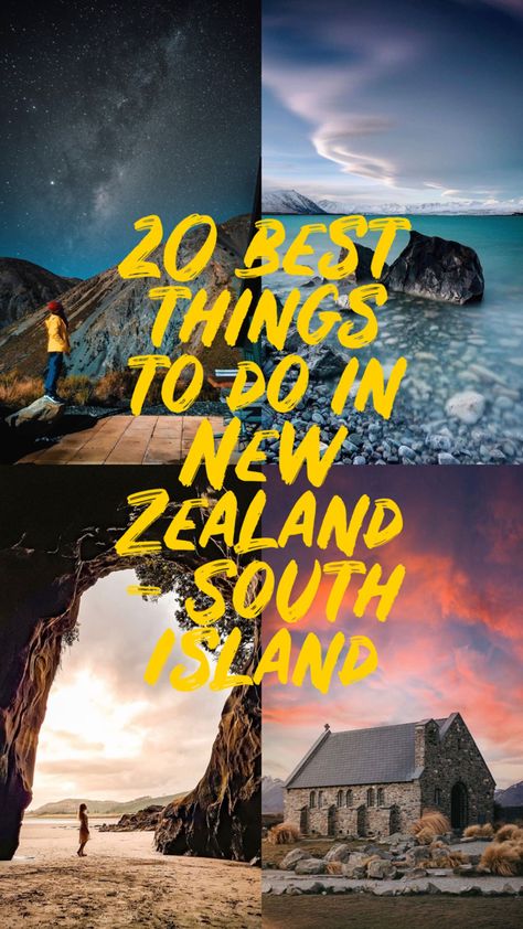 One Week In New Zealand, Best Things To Do In New Zealand, Things To Do In Queenstown New Zealand, Travel To New Zealand, Things To Do In New Zealand, New Zealand South Island Itinerary, Te Anau New Zealand, South New Zealand, Tekapo New Zealand