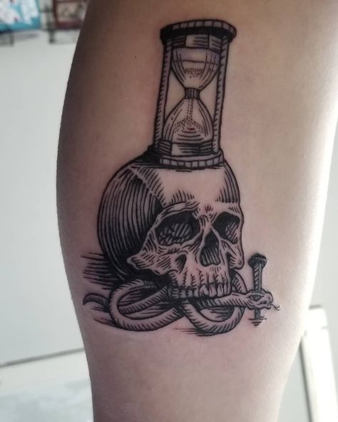 Jason Middelton on Instagram: “I love skulls! This one is based on a 15th century woodcut. #tattoo #blackworktattoo #lineworktattoo #woodcuttattoo #woodcut #skull…” Wood Carving Tattoo Style, Catacombs Tattoo, Head Stone Tattoo, Tattoo Bible, Stone Tattoo, Woodcut Tattoo, Traditional Style Tattoo, Tattoo Design Book, Style Tattoo