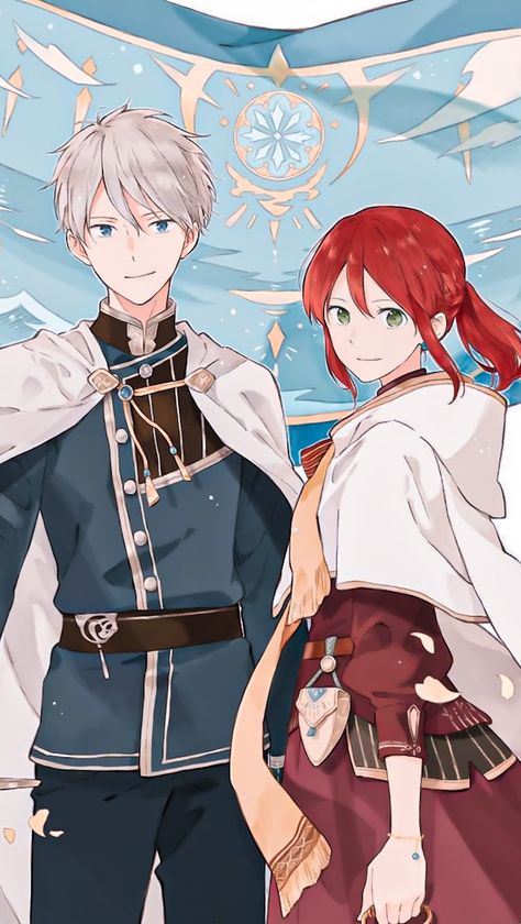 ᴀɴɪᴍᴇ : ᴀᴋᴀɢᴀᴍɪ ɴᴏ ꜱʜɪʀᴀʏᴜᴋɪʜɪᴍᴇ Snow White With Red Hair Fanart, Shirayuki And Obi, Obi And Shirayuki, Zen Shirayuki, Shirayuki And Zen, Zen And Shirayuki, Snow White With Red Hair, Shirayuki Hime, Chise Hatori