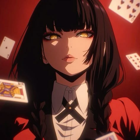 Kakegurui Yumeko Pfp, Yumeko Pfp, Kakegurui Pfp, Yumiko Jabami, Yumeko Kakegurui, Anime Mommy, Kakegurui Yumeko, Solo Pfp, Anime Ocs