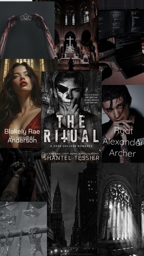 The Ritual Book, College Romance, Book Fanart, Fantasy Books To Read, Dark Romance Books, The Ritual, Book Boyfriends, Wall Street Journal, Book Characters