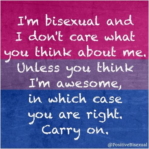 Bisexual Quote, I Don't Care, Blue And Pink, About Me, You Think, Purple, Wall, Pink, Blue