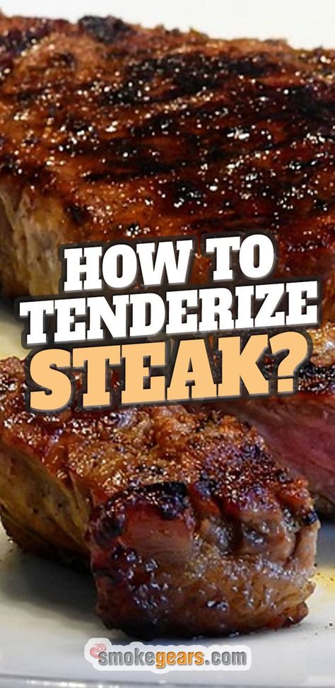 Most Tender Steak, Steakhouse Steak Marinade, Bbq Steaks Grill, Best Steak Tenderizer Recipe, Great Steak Recipes, How To Make T Bone Steak Tender, How To Bbq Steak, How To Cook Tender Steak, Barbecue Steak Marinade