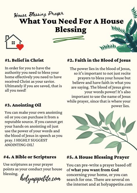 A House Blessing Prayer Complete Guide (Prayer to bless your home) New House Blessing, House Blessing Prayer, House Cleansing Prayer, Anointing Oil Prayer, Smudging Prayer, Spiritual Warfare Prayers, House Blessing, Godly Life, Prayer For Protection