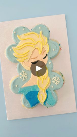 8.9K views · 822 reactions | Elsa ❄️cupcakes are frosted all together then pulled apart and served as individual cupcakes 🧁 . . . #pullapartcupcakes #pullapartcake #pullapartcupcakecake #cupcakecake #frozencake #elsacake #elsaart #disneyfrozen #wichitaks #andoverks #frozenbirthday #frozenbirthdayparty #cupcakedecorating #cakereel #cakereelsofinstagram #buttercreamfrosting #buttercreamart  . . I don’t own any rights to this song (or character) and chose it from the selection on insta 🎶❄️ | Cara Pile | Moisés Nieto · Let it go (Instrumental piano version) [from Frozen] Frozen Pull Apart Cupcakes, Elsa Cupcakes, Individual Cupcakes, Pull Apart Cupcake Cake, Pull Apart Cake, Elsa Cakes, Pull Apart Cupcakes, Cream Art, Frozen Cake