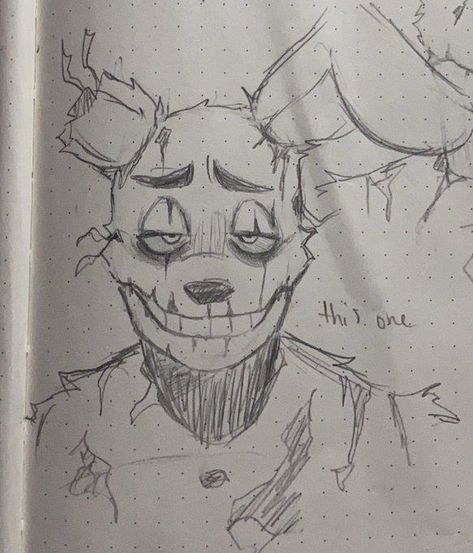 Fnaf Springtrap, Fnaf Drawings, Fnaf Art, Sketchbook Inspiration, Book Art Drawings, Art Tutorials Drawing, Sketchbook Art Inspiration, Doodle Drawings, Art Inspiration Drawing