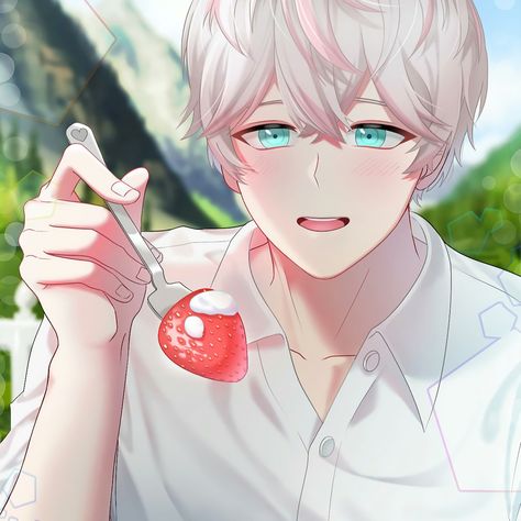 Saeran Choi - Ray / Mystic Messenger / Icon Ray Mystic Messenger, Messenger Icon, Saeran Choi, Mystic Messenger, White