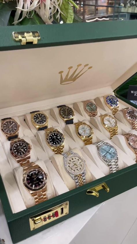 Women Watch Collection, Watch Collection Mens, Luxury Watch Collection, Rolex Collection, Mens Luxury Lifestyle, Rolex Watches Women, Fancy Watches, Rolex Watches For Men, Expensive Jewelry Luxury