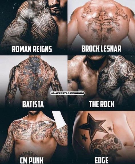 Wwe Quotes, Roman Reigns Tattoo, The Best Tattoos, Tna Impact, Tips For Glowing Skin, Wwe World, Wwe Roman Reigns, Beauty Tips For Glowing Skin, Brock Lesnar