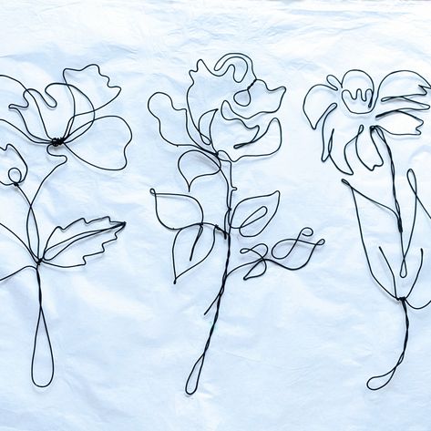 Wire Flowers, Flowers Rose, Flowers Wall, Daisy Flowers, Handmade Wire, Daisy Flower, Flowers Bouquet, Bouquets, Poppies