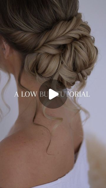 Olga | Wedding Hair in Hampshire and Surrey | Hair Educator | on Instagram: "✨A Low Bun Tutorial ✨ Using @schwarzkopfprouk  Model @beautify.thestudio   #weddinghair #weddinghairideas #bridalhair #updo #hairdo #hairtutorials #hairreels #modernbrides #hairtutorial #bridesmaidshair #londonbridalhairstylist #londonbridalhair #effortlesshair #surreyweddinghair #hampshireweddinghair #hairtraining" Bride Low Bun Hairstyles Tutorial, Low Bun Wedding Hair Medium Length, Wedding Hair Thick Hair, Bride Low Bun Hairstyles, Wedding Bun Tutorial, Low Bun Updo Tutorial, Low Bun Wedding Hair Tutorial, Low Bun Bridal Hair, Low Bun Hairstyles Tutorial