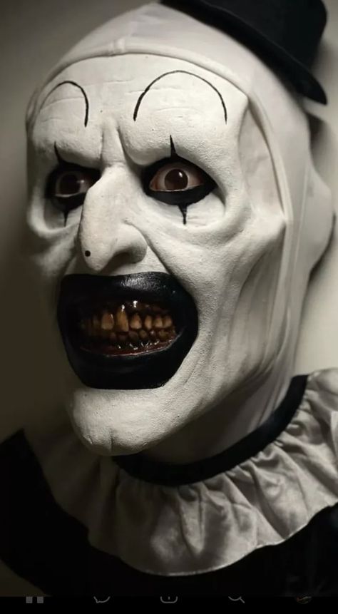 Terrifier Makeup, Horror Drawings, Horror Drawing, Gray Art, Special Fx Makeup, 2024 Halloween, Fx Makeup, Grey Art, B Movie