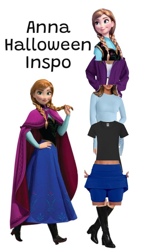 Inspo for Anna Halloween costume Anna Halloween Costume, Halloween Inspo, Halloween Costume, Halloween Costumes, Halloween