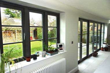 Bespoke Flush Casement, Tilt & Turn & Fixed Windows UK Casement Windows Exterior, Replacing Windows, Black Windows Exterior, Flush Casement Windows, 1930s Home, Cottage House Interior, Tilt And Turn Windows, Crittal Windows, Modern Remodel