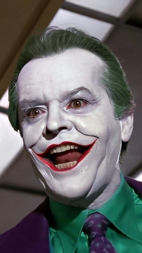 Joker Nicholson, Jack Nicholson Joker, Joker In Batman, Batman Photo, Tim Burton Batman, Joker Smile, Batman 1989, Joker Drawings, Batman Vs Joker